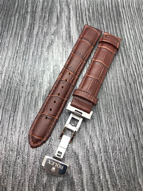 ladies rolex watch band|authentic rolex leather watch bands.